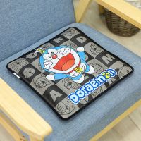 叮当猫冰垫坐垫夏天水袋枕头学生哆啦A梦椅子沙发水垫汽车降温 开心黑底叮当猫35*35cm