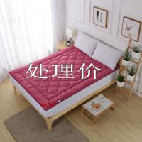 加厚床垫床褥子1.8米榻榻米床护软垫被1.5m四季款学生宿舍单双人 紫红色 90*200cm2斤