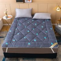 加厚保暖床垫可折叠床褥双单人学生宿舍床垫子榻榻米打地铺垫被 如星如月 0.9*2米(4斤)