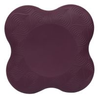 高密度体式瑜伽跪垫加厚防滑平板支撑健身垫护肘护膝垫瑜伽平衡垫 暗紫红色 一只装