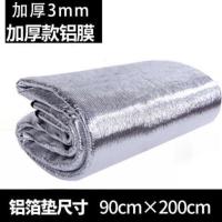 防潮垫户外便携超轻加厚野餐布加大防水沙滩露营帐篷郊游午睡地垫 银色压纹厚度3毫米 长2米x0.9米