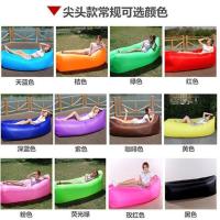 户外懒人快速充气沙发床便携野营沙滩空气床垫午休神器折叠充气床 随机款
