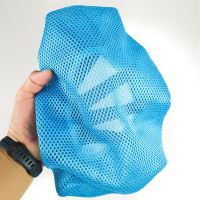 注水坐垫散热透气服装厂坐垫制衣厂员工椅垫板凳夏天冰凉铁管坐垫 蓝色网套(33*24) 1 个