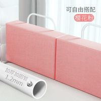 床围栏宝宝防摔防护栏婴儿童安全栏杆防掉大床挡板软包通用床护栏 粉色[牛津布-五档调节] 长0.5米床护栏(1个)