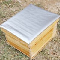 蜂箱防雨反光膜防晒隔热加厚雨布养蜂蜜蜂蜂箱大盖盖布防晒罩 铝箔反光膜10张