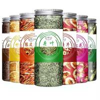 冬瓜皮荷叶玫瑰山楂陈皮决明子柠檬片组合花草泡水喝的 冬瓜皮[一罐]