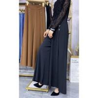 垂坠阔腿裤女2021春夏新款裤裙宽裤薄款大腿甩裤宽松舞裤高腰长裤 黑色(纯色) 26码(推荐80-95斤)