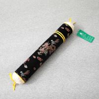 21年农家桑蚕砂颈椎枕头修复糖果圆形硬枕头枕芯颈椎护颈枕蚕沙枕 龙纹黑(3-4龄)