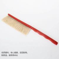 三排马尾蜂扫蜜蜂蜂箱专用扫蜜蜂刷子柔软蜂刷蜂具养密蜂工具 单排塑料丝蜂扫
