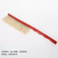 三排马尾蜂扫蜜蜂蜂箱专用扫蜜蜂刷子柔软蜂刷蜂具养密蜂工具 单排塑料丝蜂扫