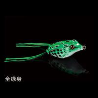 2019新款改装雷蛙路亚饵远投重草软饵假饵套装淡水小雷蛙黑鱼专杀 非改装蛙全身绿小号8克