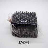 水产泡沫箱专用蜡笔黑色蜡笔油画棒木材记号笔轮胎笔100支/盒 黑色10支装