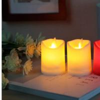 led电子蜡烛灯无烟茶蜡生日求婚表白装饰道具表白神器香薰蜡烛 5*7电子蜡烛2个(黄光)