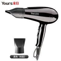 永日吹风机家用大功率理发店学生宿舍寝舍电吹风筒发廊低噪音 黑色(标配)