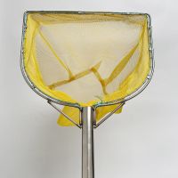 不锈钢密眼抄网双框防磨捞网虾网鱼苗网抄鱼捞网网兜捞把捞子渔具 方框 35厘米钢圈宽使用(2个单独网兜)