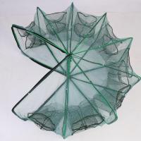 捕鱼网虾笼捕鱼笼龙虾网子自动折叠渔网河塘捕鱼扑鱼网 迷魂阵 普通尼龙布 6孔+配件+5包饵料(娱乐款)