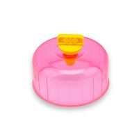 仓鼠跑轮玩具滚轮静音金丝熊蜜袋鼯用品大号滚球跑步轮子跑球 红色12cm无缝跑轮