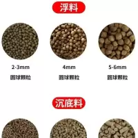通威鱼饲料膨化饲料浮料沉底料草鱼鲫鱼鲤鱼青鱼罗非鱼黄颡鱼饲料 通威181浮料2-3毫米 1斤