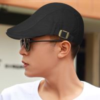 雅尚特新款男女时尚骷髅头贝雷帽男夏户外遮阳帽女韩版春秋鸭舌帽 空白款（黑色）