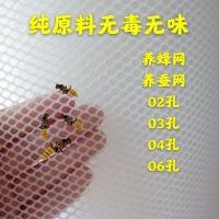 塑料网格养蜂蚕蛹网防猫封窗儿童阳台防护安全防漏网围栏隔离胶网 纯新料0.3米宽0.8厘米孔 5米