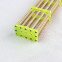 蜜蜂王笼竹制五节加长囚王笼蜂王产卵控制器意蜂越冬竹制王笼 20个装