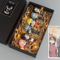 火影忍者手办Q版鸣人鼬卡卡西模型蛋糕摆件周边动漫儿童玩具礼物 火影B款(约8cm) 公仔(含底座)