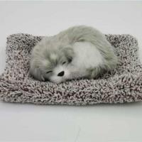 汽车摆件车内活性炭包除味除甲醛车内饰品仿真小号狗小号猫会叫 小号哈士奇 (不带叫)