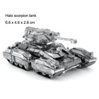 3D金属拼装模型DIY益智拼图酋长坦克JS-2坦克谢尔曼虎式坦克 天蝎坦克