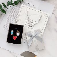 中秋节生日礼物送女生闺蜜创意有意义肖战周边特别姐妹实用少女心 银色礼盒(龙猫/萌萌小明/草莓) 赠礼品袋+贺卡