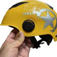 电瓶电动车头盔黑男女士四季通用半盔夏季哈雷防晒可爱全盔安全帽 105黄色无镜片