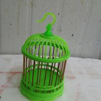 蝈蝈儿专用蝈蝈笼鸣虫笼具用品批发零售油子笼到家宠物用品 圆笼绿色一个