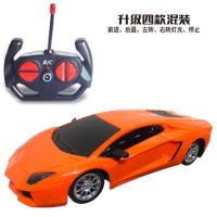 遥控汽车跑车可充电高速遥控车漂移赛车电动儿童玩具车小孩男孩 超跑橙无彩盒电池自备无充电