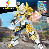 小颗粒积木玩具奥特曼系列兼容拼装男孩10岁生日礼物儿童益智真智力 泰迦奥特曼[476颗粒]动漫
