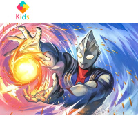 奥特曼的拼图玩具儿童益智6岁以上木质大号1000片欧布捷德500片真智力 白色 500片1号动漫