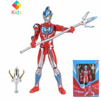 泽塔奥特曼可动人偶玩具手办摆件拼装多关节模型泰迦银河罗布赛罗真智力 银河超人 [15关节可动]戴武器动漫