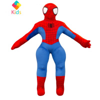 蜘蛛侠毛绒玩具大号咸蛋超人奥特曼公仔儿童男孩睡觉抱枕生日礼物真智力 蜘蛛侠(站版) 55厘米(收藏关注~送精美礼品)动漫