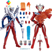 泰迦奥特曼玩具赛罗ACT可动关节贝利亚怪兽超人变形机器盲盒礼物真智力 豪华版+泰迦+扭蛋动漫