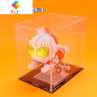 微型小颗粒拼装奥特曼超人积木拼图成年男孩女孩儿童怪兽玩具真智力 超人不会飞送内置灯光+亚克动漫