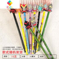 奥特曼橡皮擦铅笔套装盲盒超人儿童学习用品粉丝身份证学生玩具真智力 奥特曼铅笔10支 随机发动漫