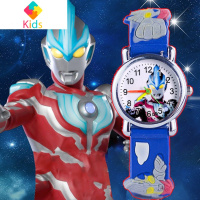 儿童手表男卡通男女童小孩宇宙超人泽塔泰罗罗布奥特曼电子表礼物真智力 银河奥特曼动漫