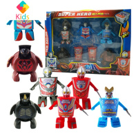 奥特面奥特蛋龙奥特曼方便面一键变形盒杯玩具赛罗怪兽杯面超人真智力 杯面奥特曼礼盒7件套(颜色更新动漫