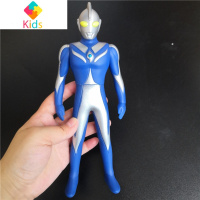 大号软胶奥特曼玩具戴拿超人帝拿 高斯 猎手骑士剑希卡利可动人偶真智力 大号高斯 约23厘米软胶动漫