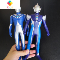 大号软胶奥特曼玩具戴拿超人帝拿 高斯 猎手骑士剑希卡利可动人偶真智力 大号高斯+大号希卡利动漫