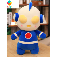 奥特曼毛绒玩具公仔男孩睡觉抱枕布娃娃大超人玩偶送儿童生日礼物真智力 蓝色 身高90cm,送奥特贴画动漫