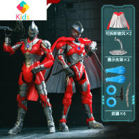 奥特曼玩具模型手办关节超可动人偶变形超人赛文战士男孩机甲真智力 奥特曼初代机甲+艾斯(2盒独立礼盒)动漫