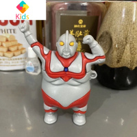 退休肥宅奥特曼胖版奥特曼超人公仔摆件玩具胖奥特曼手办创意个性真智力 肥宅奥特曼(举手)-挂件 可当耳机盒,摆件动漫