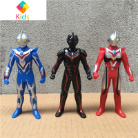 奈克赛斯可动变形软胶超人模型诺亚奥特曼玩具小号黑暗扎基玩偶男真智力 奈克赛斯红色+蓝色+扎基动漫