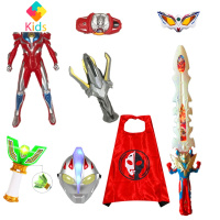 银河奥特曼变身器召唤器怪兽玩具ACT火花召唤器超人儿童玩具套装真智力 D版银河8件套收藏加购动漫