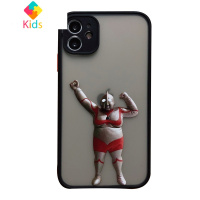 退休肥宅奥特曼胖版奥特曼超人公仔摆件玩具胖奥特曼手办创意个性真智力 肥宅奥特曼苹果手机壳（正面） 联系客服备注型号动漫