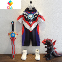 儿童泳衣奥特曼衣服男孩夏装欧布超人服装男童泳装连体衣下水衣潮真智力 欧布奥特曼 150cm动漫